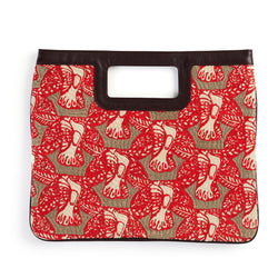 Water-buffalo Clutch in Red - Pakistan